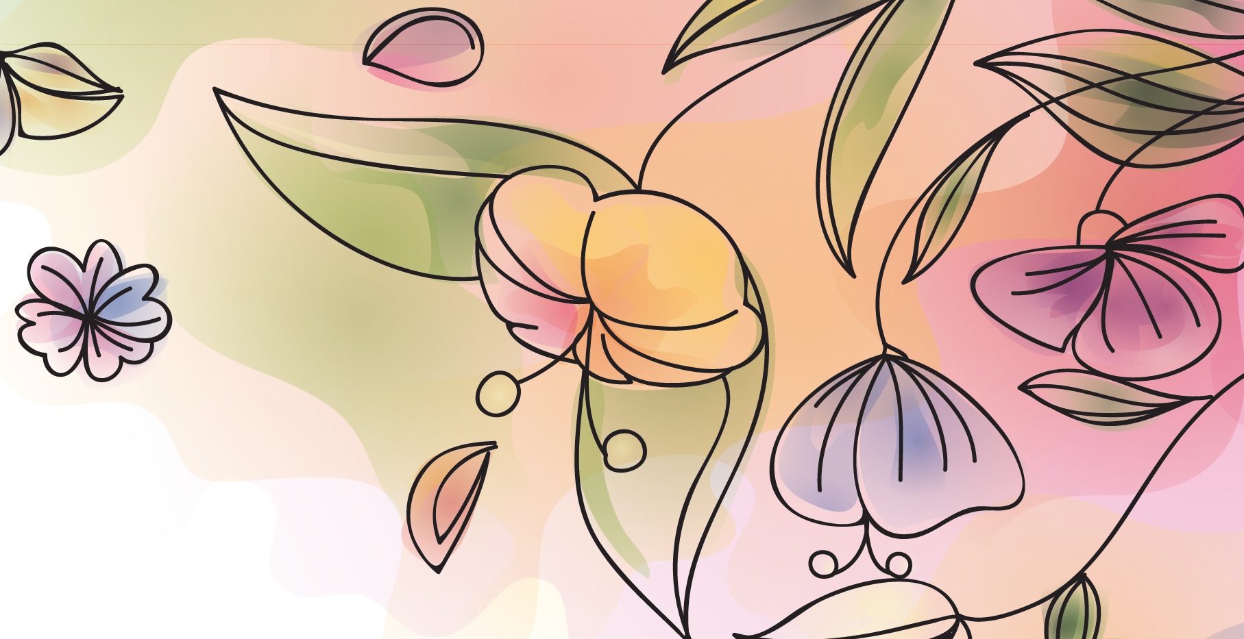 Mural decoflores D - Imagen 3