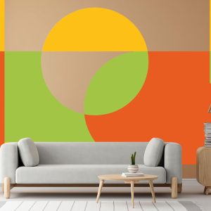 Mural abstracto color