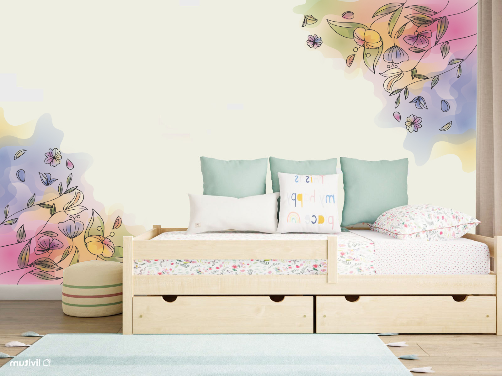 Mural decoflores D