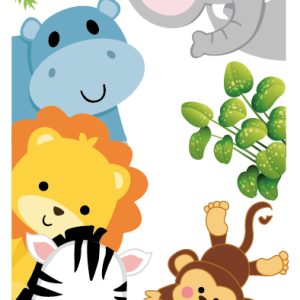 Animalitos de selva - puertas